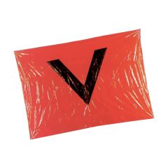 V SHEET ORANGE PVC 